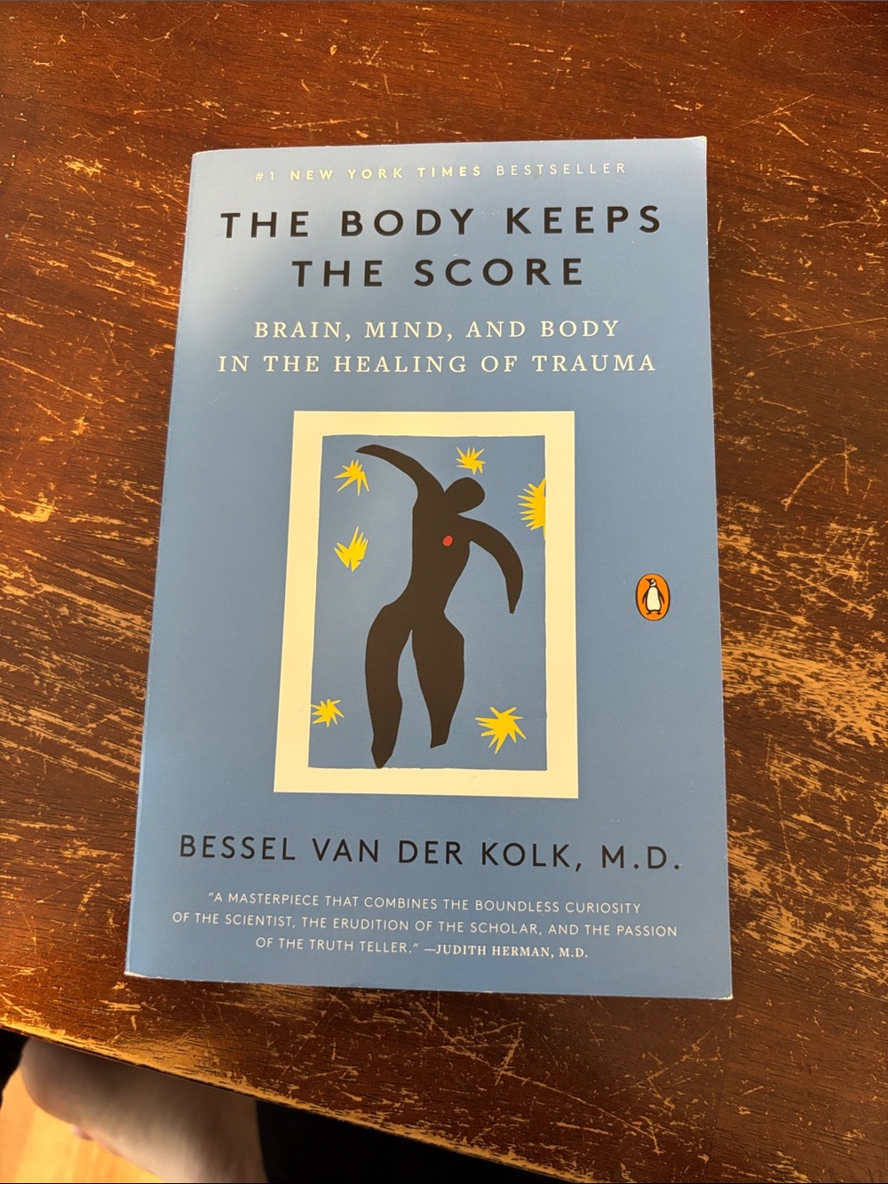 The Body Keeps the Score by Bessel van der Kolk - Blue Paperback
